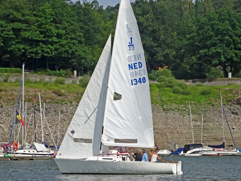 J/22 D’Jay unter Segeln auf dem Edersee
