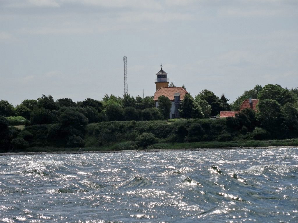 Blick auf die Nordspitze der dänischen Insel Als bei rauher See.