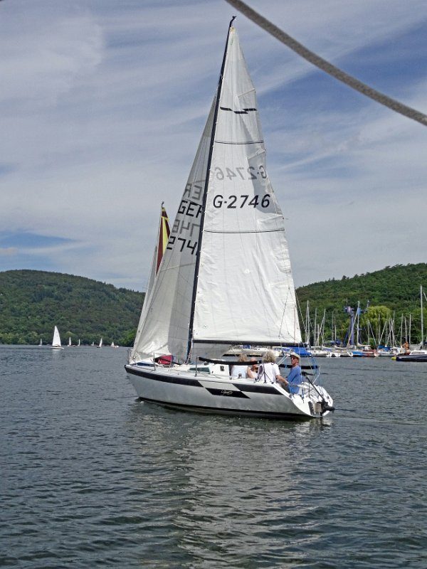 Der Name sagt es: Gästeboot Sprinta hat letztlich die beste Zeit.