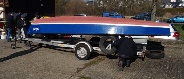 Bootsarbeiten Milan umdrehen, Bild 11